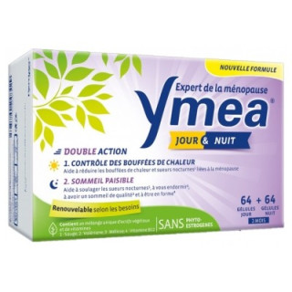 Ymea Ménopause Jour & Nuit - Bouffées de Chaleur et Sommeil