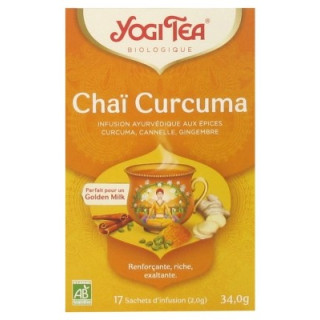 Yogi Tea Chaï Curcuma Bio - Infusion ayurvédique biologique