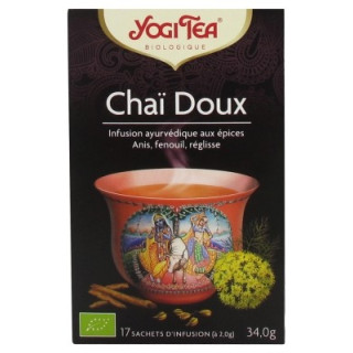 Yogi Tea Chaï Doux Bio - Infusion Ayurvédique Biologique