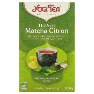 Thé Vert Matcha Citron Bio - Yogi Tea