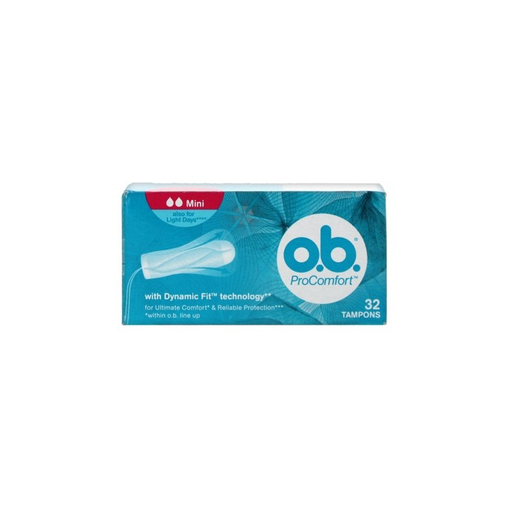 Tampons o.b. ProComfort Mini - Confort et protection