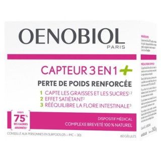 Perte de poids renforcée avec Oenobiol Capteur 3 en 1+