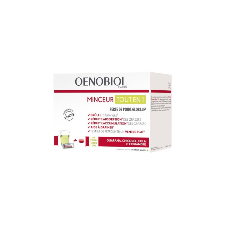 Oenobiol Minceur Tout en 1 - Complément alimentaire pour perte de poids