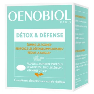 Oenobiol Détox & Défense - Complément alimentaire pour détoxifier et renforcer l'immunité
