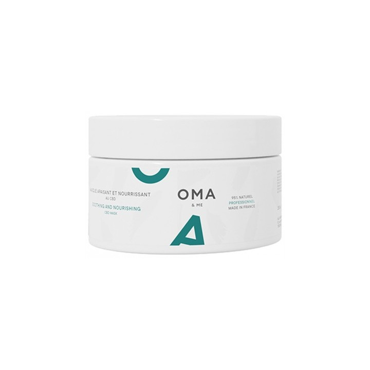 Masque Apaisant et Nourrissant au CBD OMA & ME