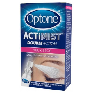 Optone ActiMist 2 en 1 - Spray oculaire pour yeux secs