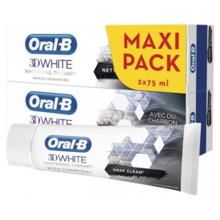 Dentifrice Oral-B 3D White Charbon