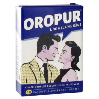 Oropur 50 Capsules - Complément alimentaire pour une haleine fraîche