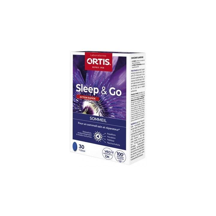 Ortis Sleep & Go - Complément alimentaire pour un sommeil paisible