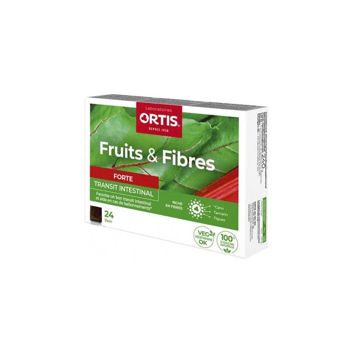 Ortis Fruits & Fibres Forte - Transit Intestinal Régulier