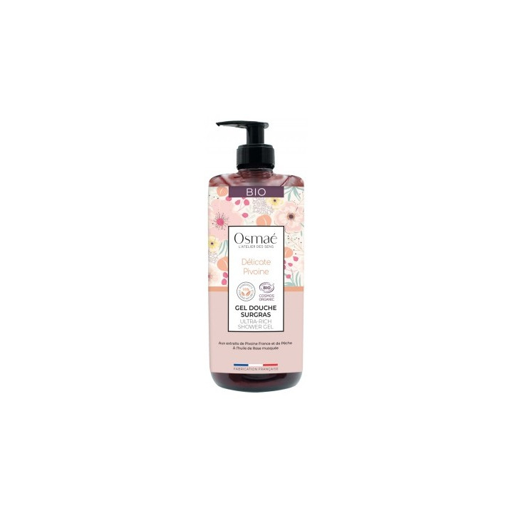 Gel Douche Surgras Délicate Pivoine Bio
