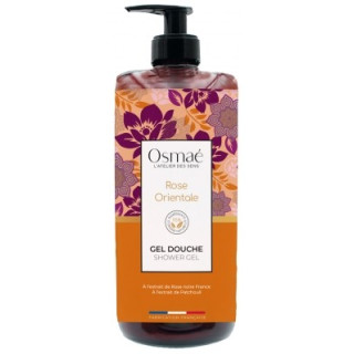 Gel Douche Rose Orientale Osmaé 1L - Nettoyage doux et respectueux