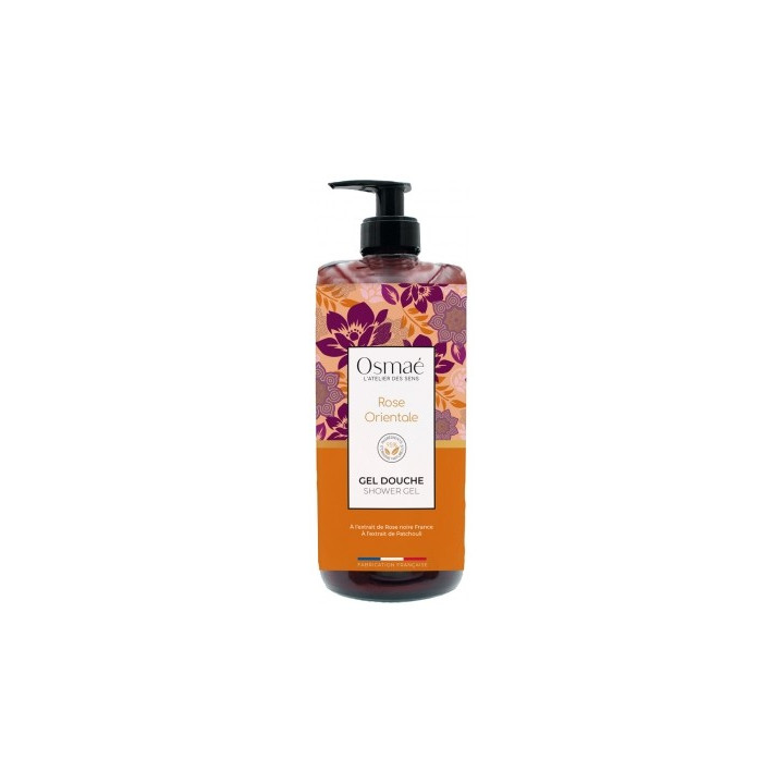 Gel Douche Rose Orientale Osmaé 1L - Nettoyage doux et respectueux
