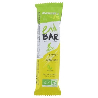 Barre énergétique Overstims E-Bar Bio Citron Amandes
