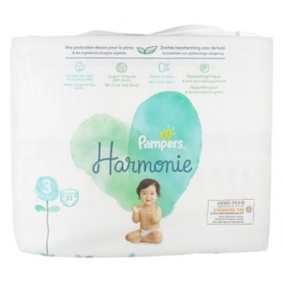 Couches Pampers Harmonie 3 (6-10 kg) - Confort et Protection
