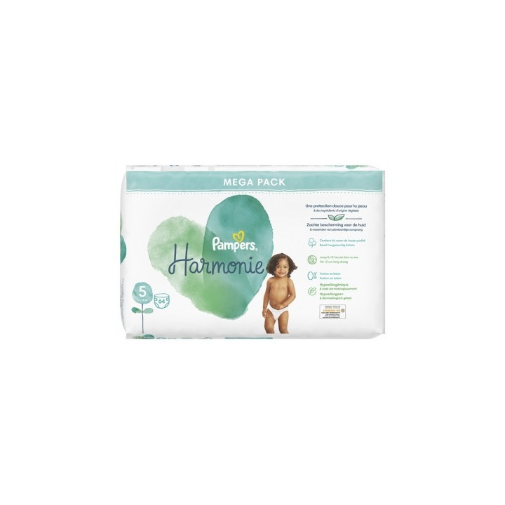 Couches Pampers Harmonie Taille 5