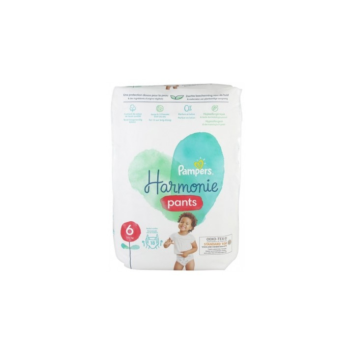 Pampers Harmonie Nappy Pants Taille 6