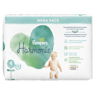 Couches Pampers Harmonie Taille 4
