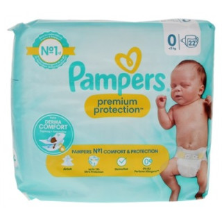 Couches Pampers Premium Protection Taille 0