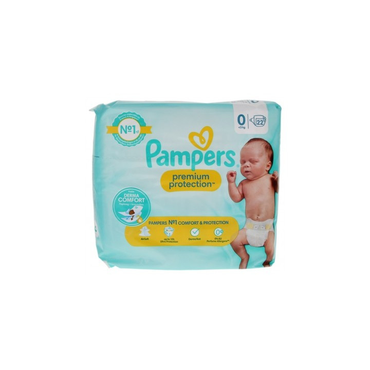 Couches Pampers Premium Protection Taille 0