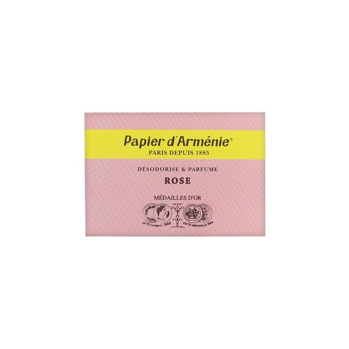 Papier d'Arménie Carnet Rose - Désodorisant naturel