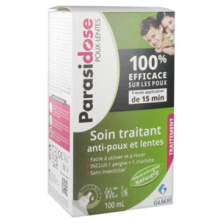 Parasidose Poux-Lentes Soin Traitant 100 ml