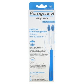 Brosse à dents Parogencyl Gingi Pro - Système Interchangeable Souple