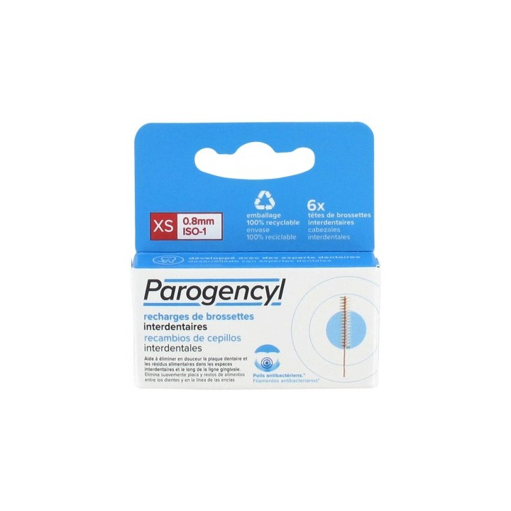 Brossettes interdentaires Parogencyl XS 0,8 mm