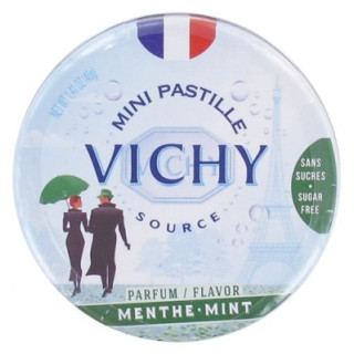 Pastilles Vichy Mini Menthe Sans Sucre 40g
