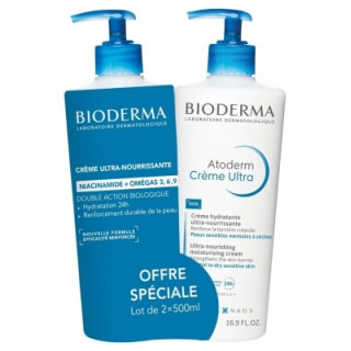 Bioderma Atoderm Crème Ultra - Hydratation intense pour peau sèche