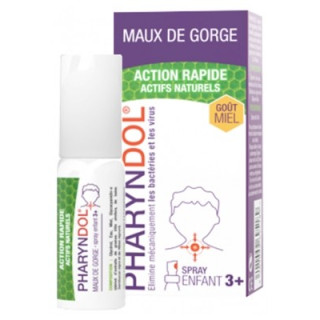 PediAct Pharyndol Spray Enfant - Soulagement des maux de gorge