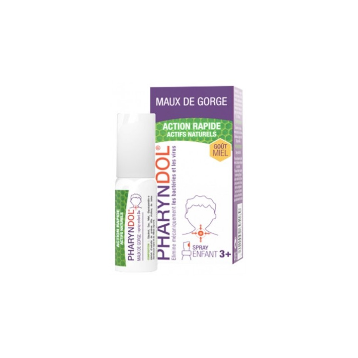 PediAct Pharyndol Spray Enfant - Soulagement des maux de gorge