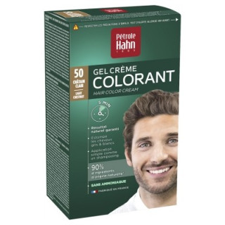 Kit Gel Crème Colorant Pétrole Hahn Châtain Clair