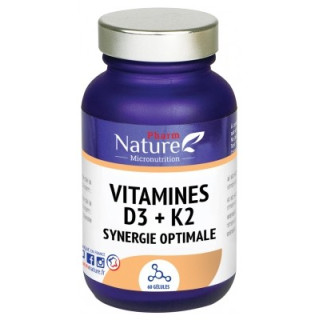 Vitamine D3 + K2 Synergie Optimale