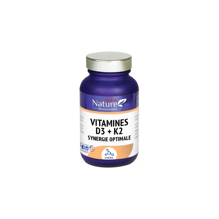 Vitamine D3 + K2 Synergie Optimale