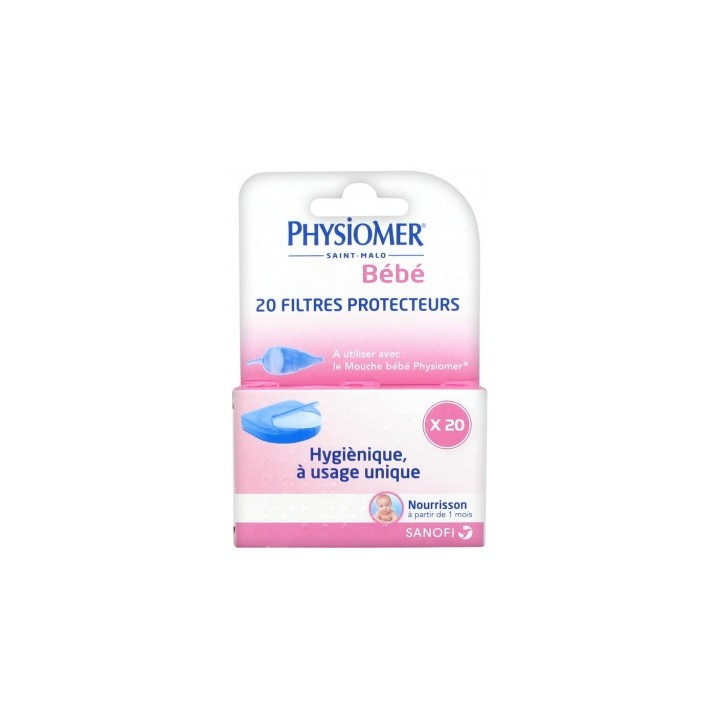 Filtres protecteurs Physiomer pour mouche-bébé