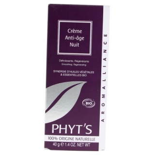 Crème Nuit Anti-Âge Bio Aromalliance Phyt's
