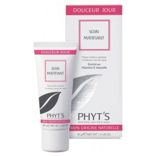 Soin Matifiant Douceur Jour Bio Phyt's - Peaux mixtes à grasses
