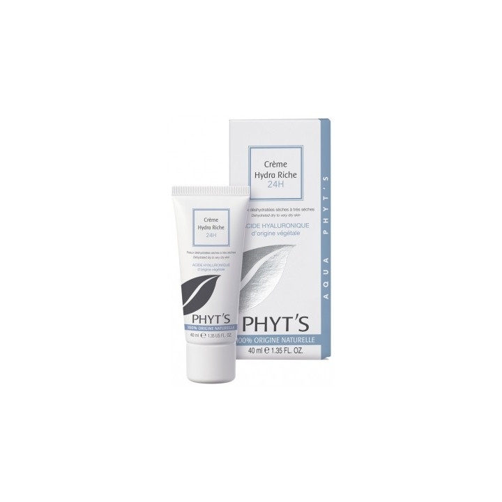 Crème Hydra Riche 24H Bio Phyt's - Hydratation intense
