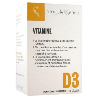 Vitamine D3 Phytalessence pour une santé optimale