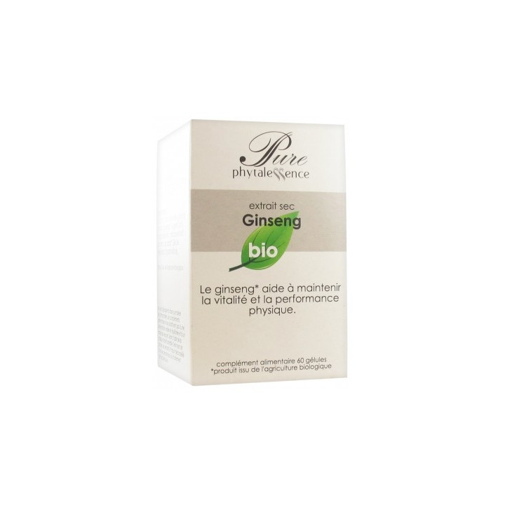 Phytalessence Pure Ginseng Bio - Complément alimentaire naturel