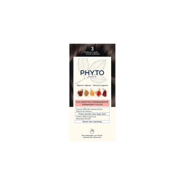 Phyto PhytoColor châtain foncé 3 - Coloration permanente
