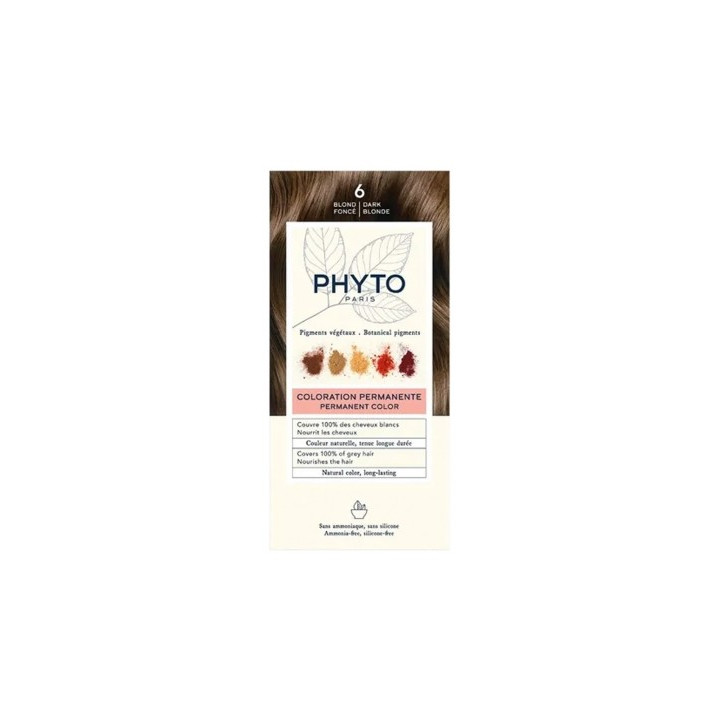 Phyto PhytoColor Blond Foncé 6 - Coloration Permanente