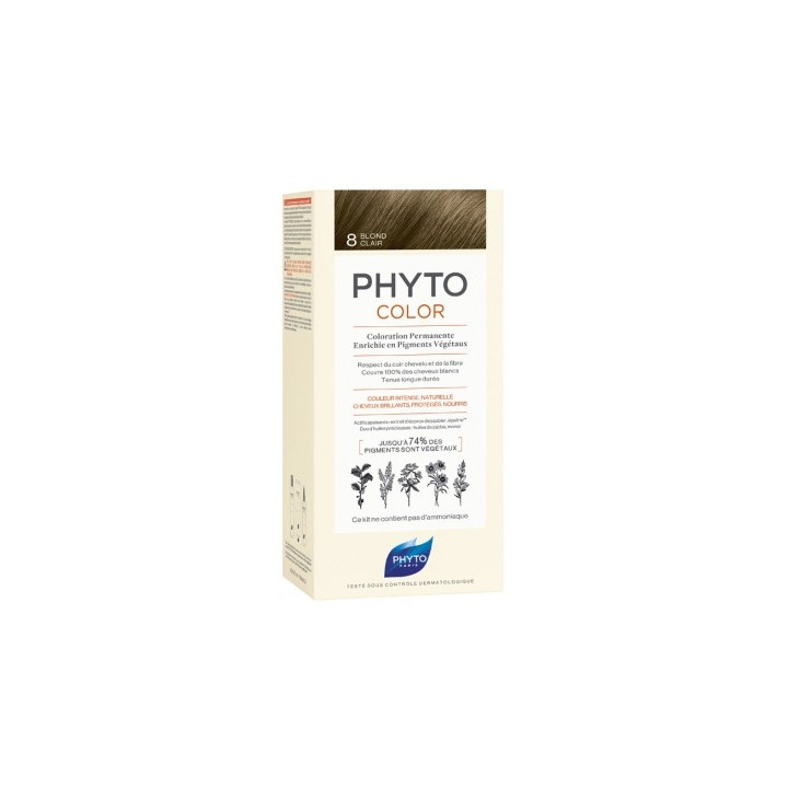 Phyto PhytoColor 8 Blond Clair - Coloration permanente