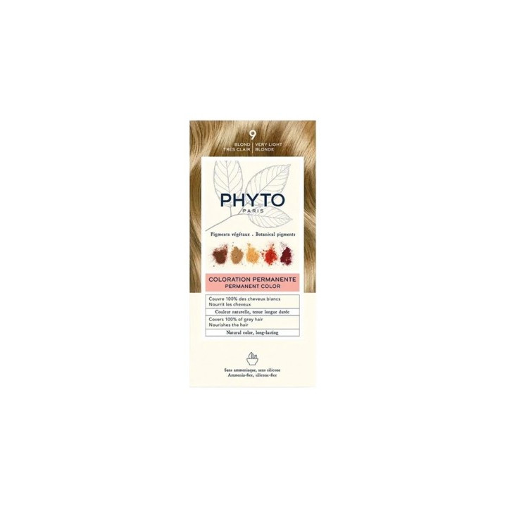 PhytoColor Blond Très Clair 9 - Coloration Permanente