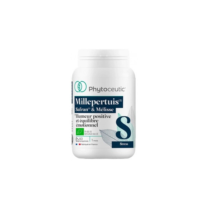 Phytoceutic Millepertuis Safran et Mélisse Bio