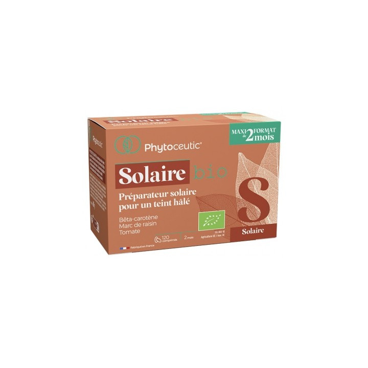 Phytoceutic Solaire Bio - Complément alimentaire pour un bronzage naturel