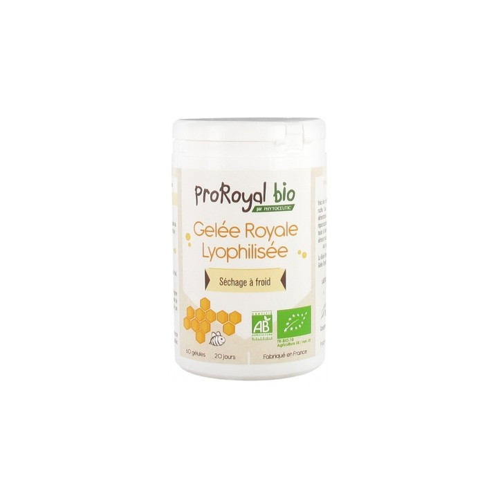 Gelée royale lyophilisée bio - Phytoceutic ProRoyal Bio