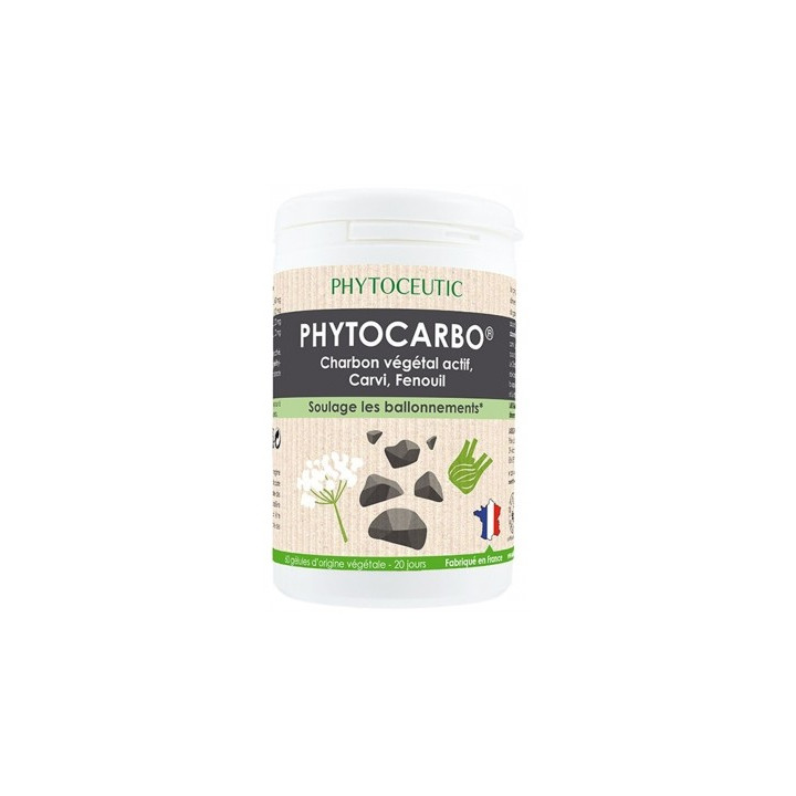 Phytoceutic Phytocarbo - Complément alimentaire pour digestion
