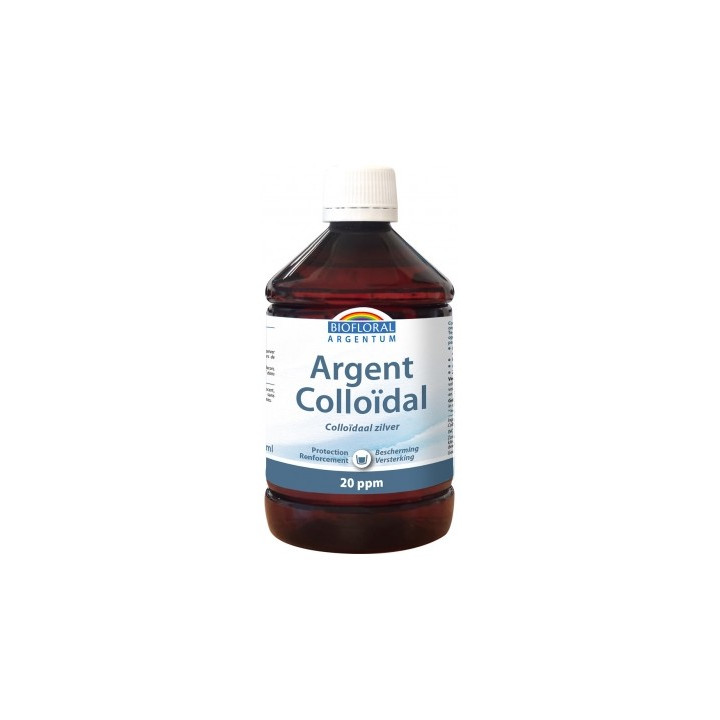 Argent Colloïdal 20 ppm Biofloral pour soin cutané